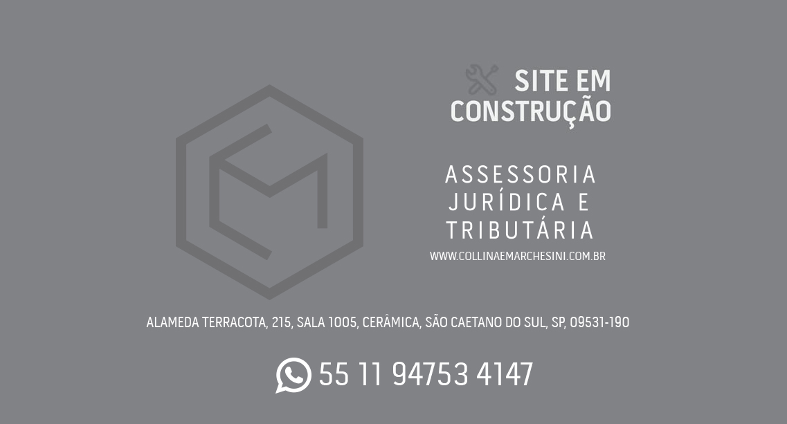Site em construção Collina & Marchesini